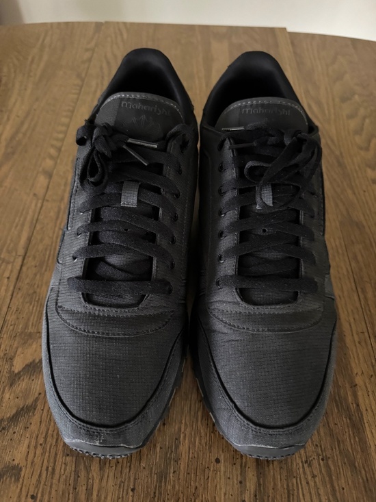 MAHARISHI X REEBOK CLASSIC LEATHER \'RIPSTOP\' - Black / Gray - HP3241 - Men 12